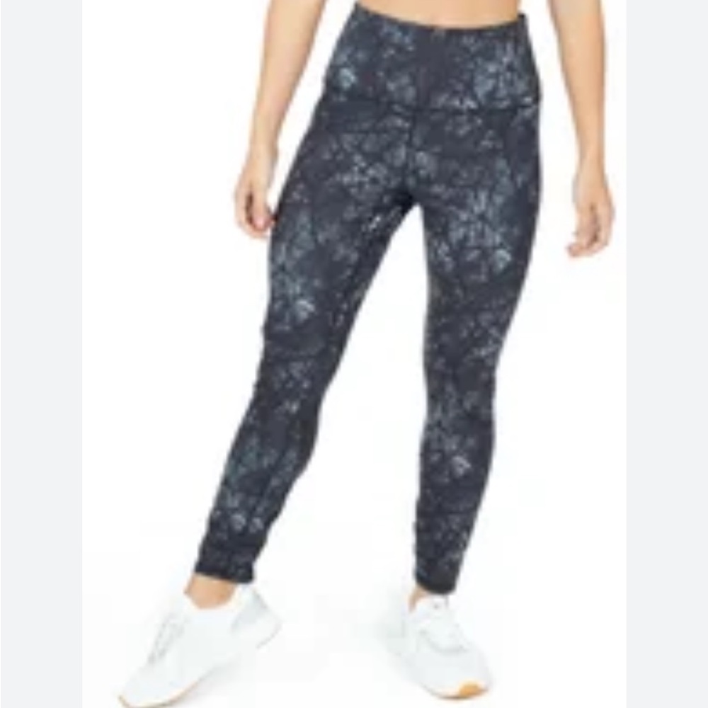 SPYDER Ladies Spyder Web Grey Compression Leggings S NWOT